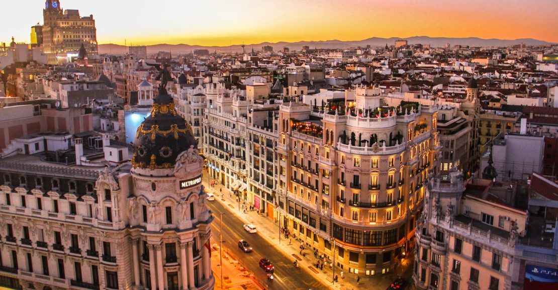 Vista aérea de Madrid - florian-wehde para Unsplash